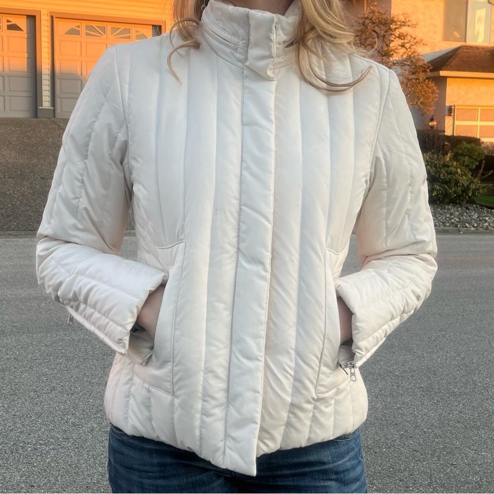 Y2K Miss Sixty Ivory Puffer Jacket